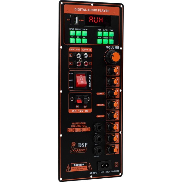 Main product image for Guitar/Karaoke Bluetooth 5.0 50W Plate Amp Board with Voice Cancellation and other DSP Features310-550